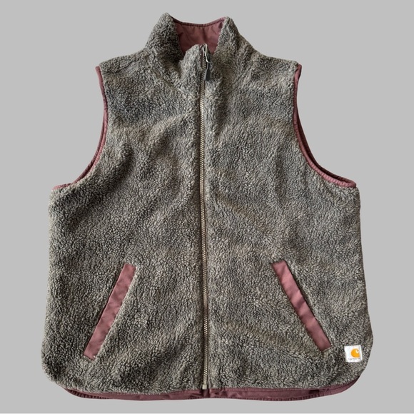 CARHARTT Women’s Reversible Sherpa Lined Vest - Picture 3 of 13